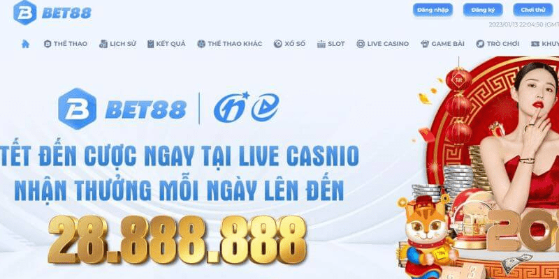 Bet88 - Thế giới giải trí đỉnh cao cùng hàng ngàn giải thưởng đang đợi người chơi